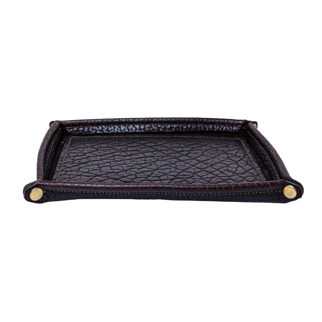 Chocolate Bison Travel Valet Tray