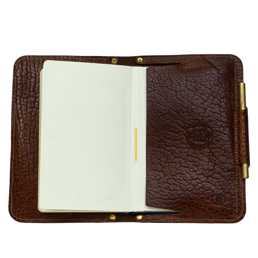 Cognac Bison Executive Notebook