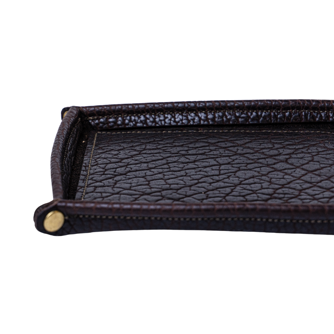 Chocolate Bison Travel Valet Tray